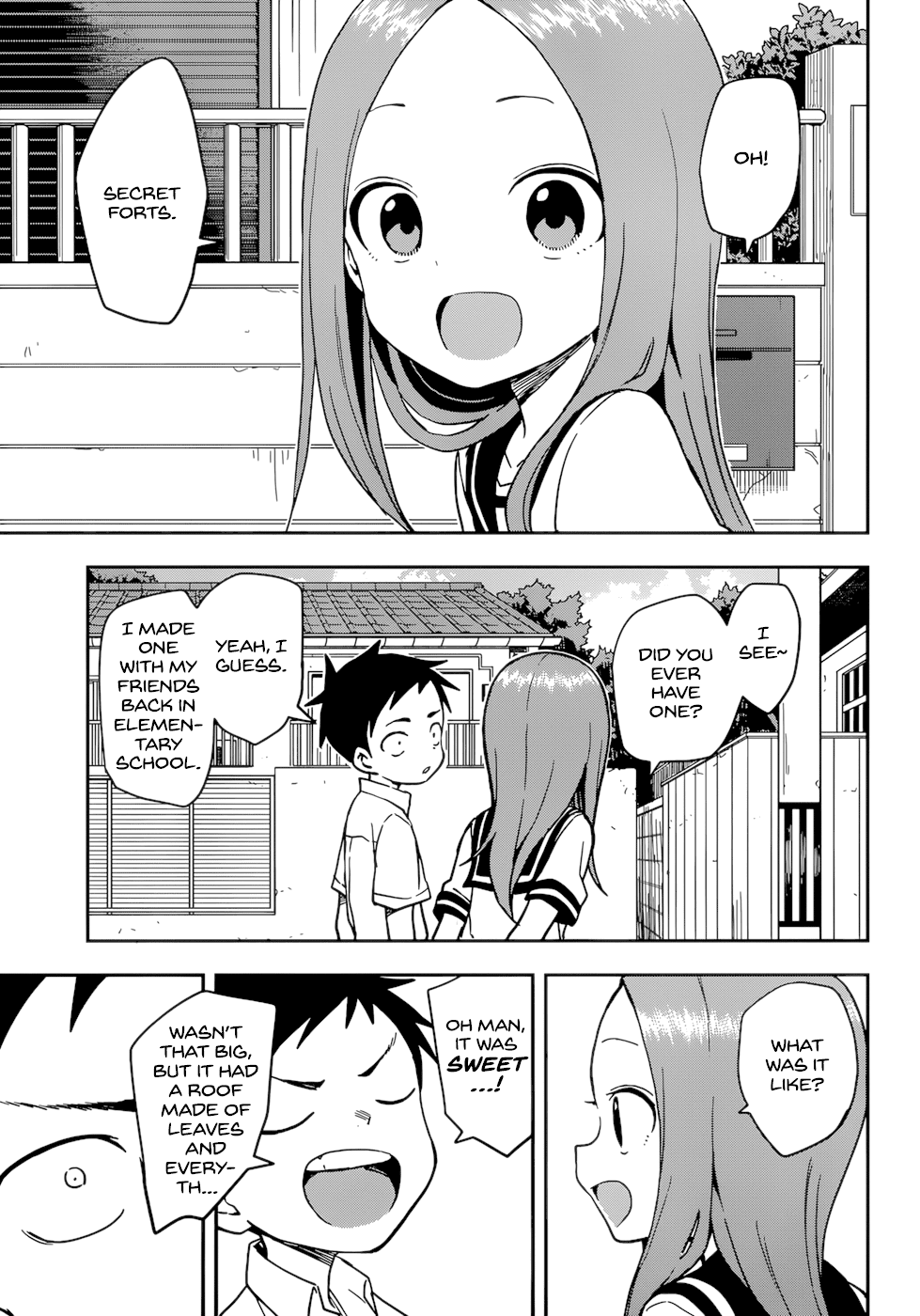 Karakai Jouzu no Takagi-san Chapter 150 page 5 - Chapter 150: Secret Fort