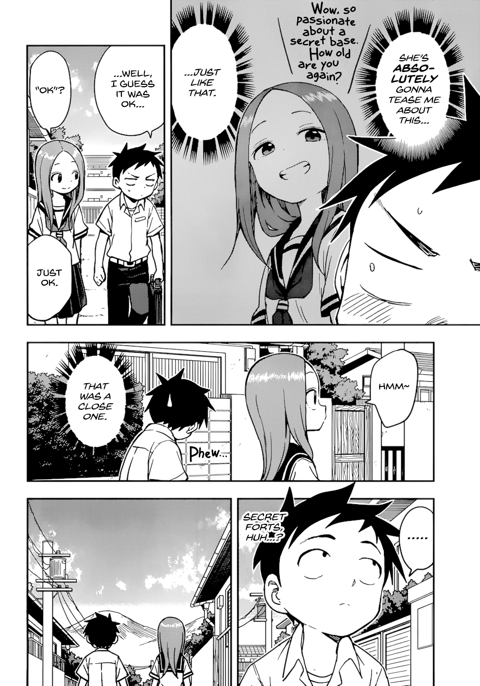 Karakai Jouzu no Takagi-san Chapter 150 page 6 - Chapter 150: Secret Fort