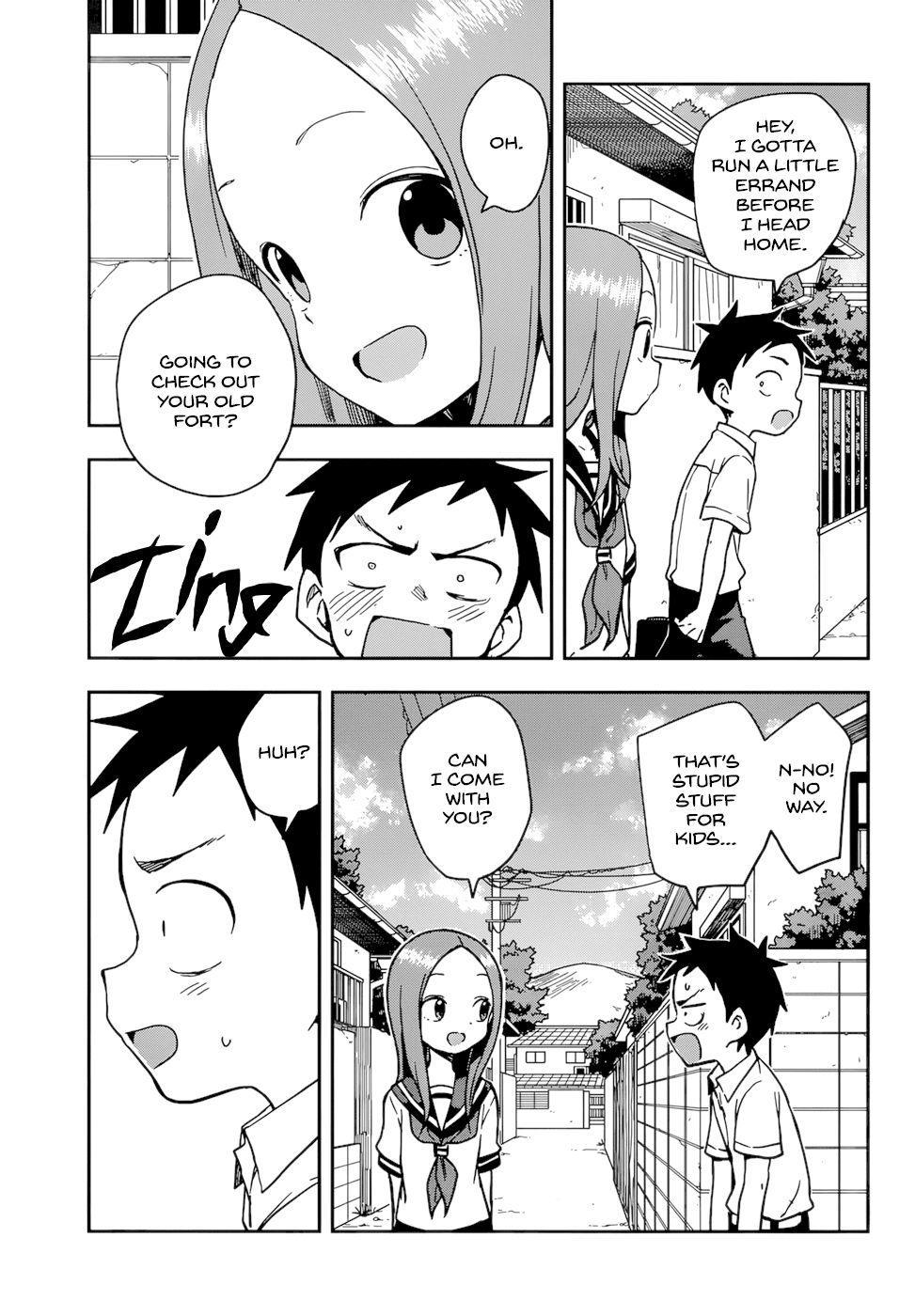 Karakai Jouzu no Takagi-san Chapter 150 page 7 - Chapter 150: Secret Fort