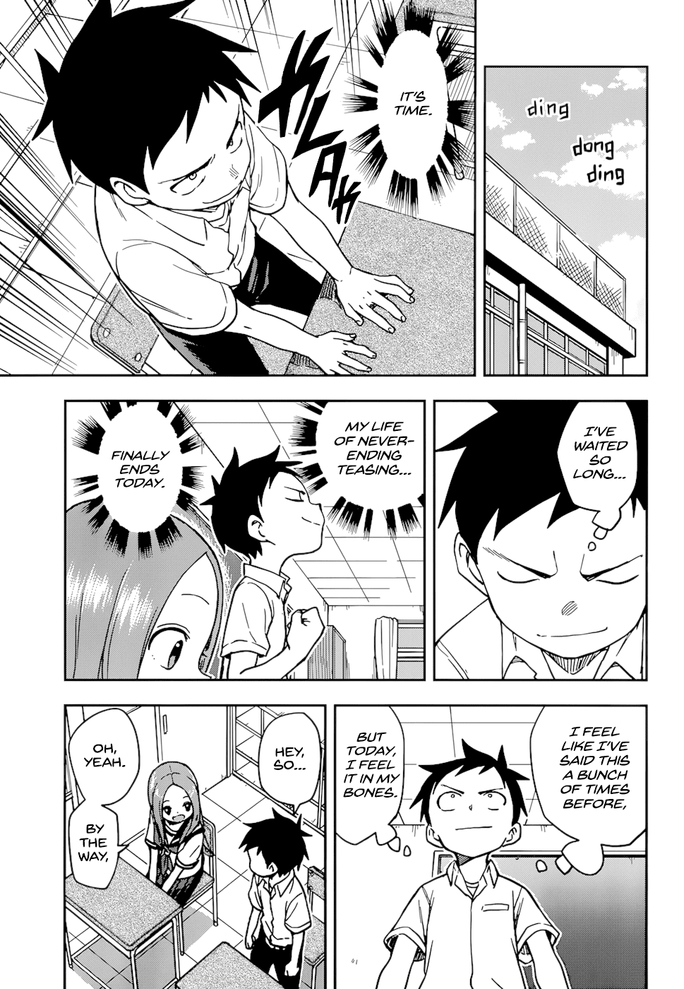 Karakai Jouzu no Takagi-san Chapter 151 page 3 - Chapter 151: Waiting for Someone