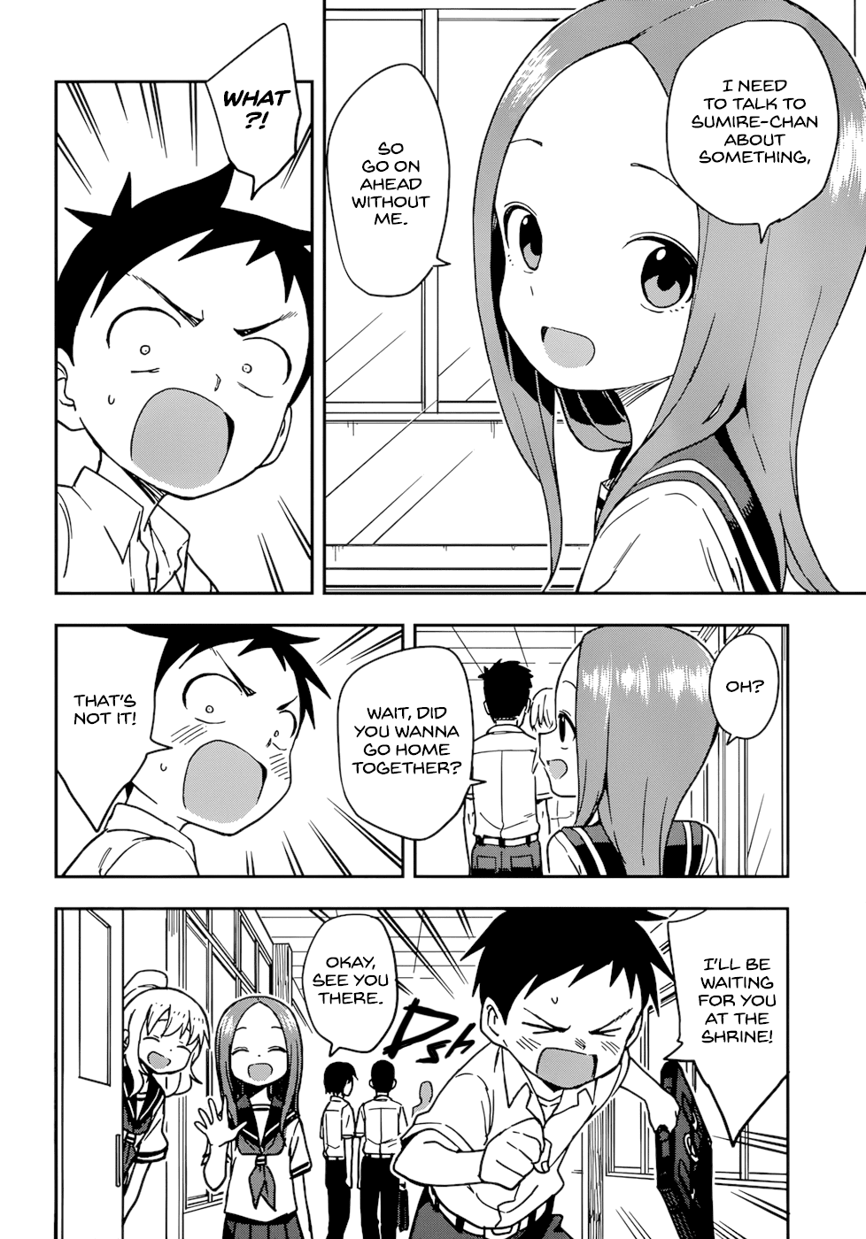 Karakai Jouzu no Takagi-san Chapter 151 page 4 - Chapter 151: Waiting for Someone