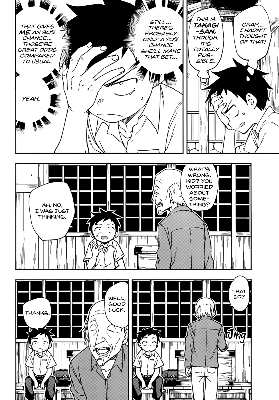 Karakai Jouzu no Takagi-san Chapter 151 page 8 - Chapter 151: Waiting for Someone