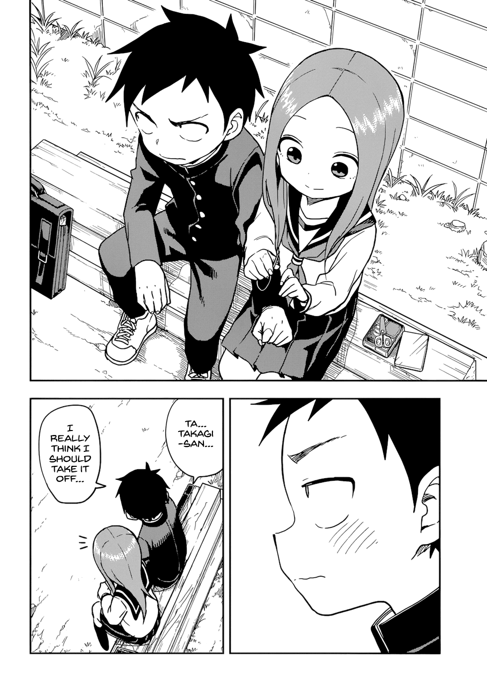 Karakai Jouzu no Takagi-san Chapter 152 page 10 - Chapter 152: Button