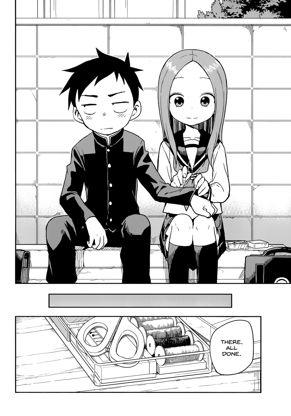Karakai Jouzu no Takagi-san Chapter 152 page 14 - Chapter 152: Button
