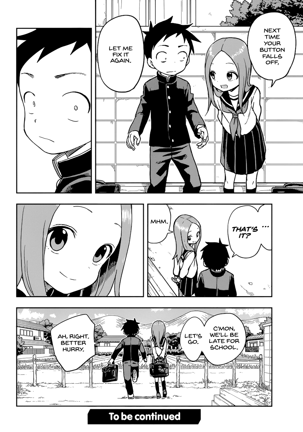 Karakai Jouzu no Takagi-san Chapter 152 page 16 - Chapter 152: Button