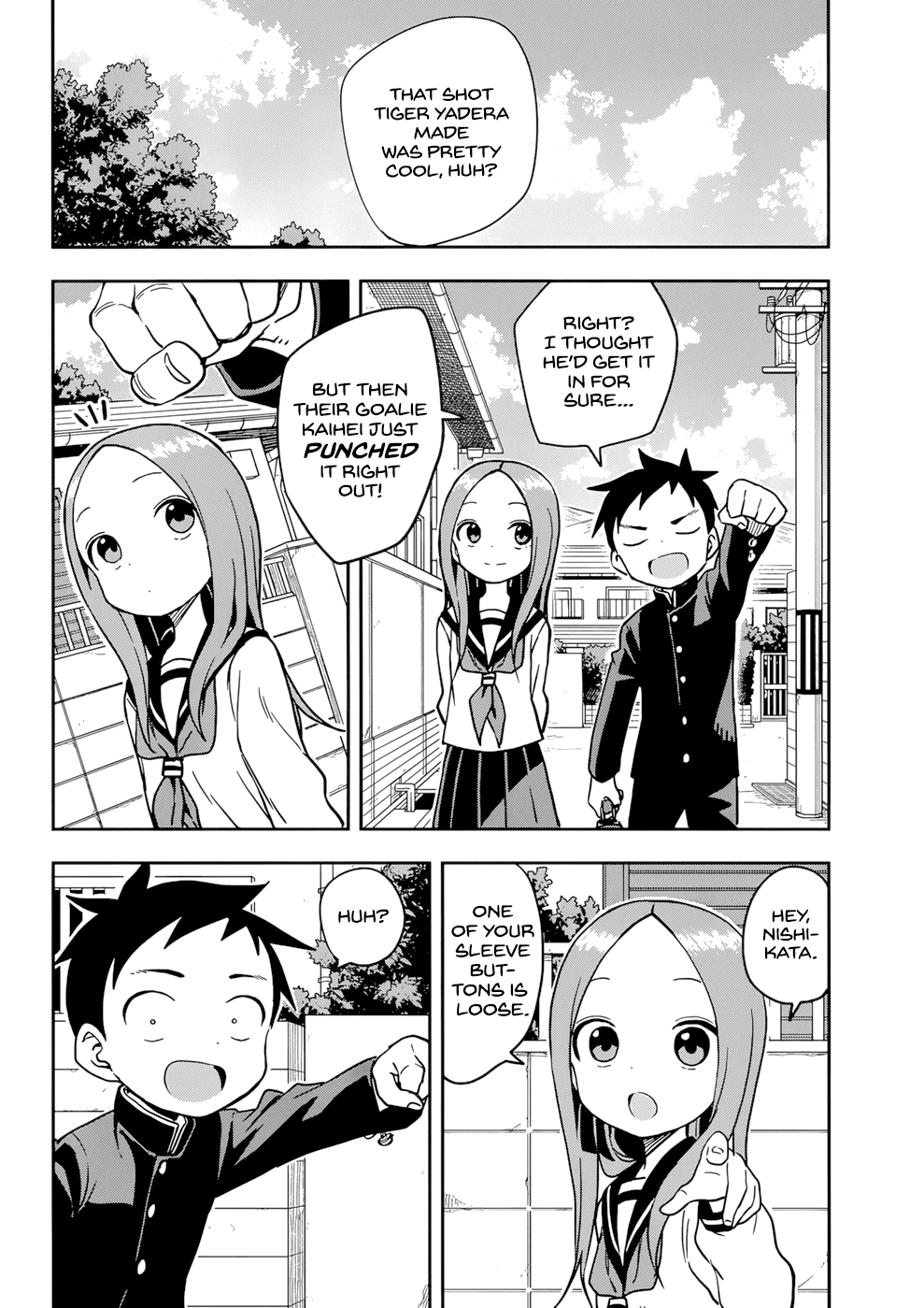 Karakai Jouzu no Takagi-san Chapter 152 page 2 - Chapter 152: Button