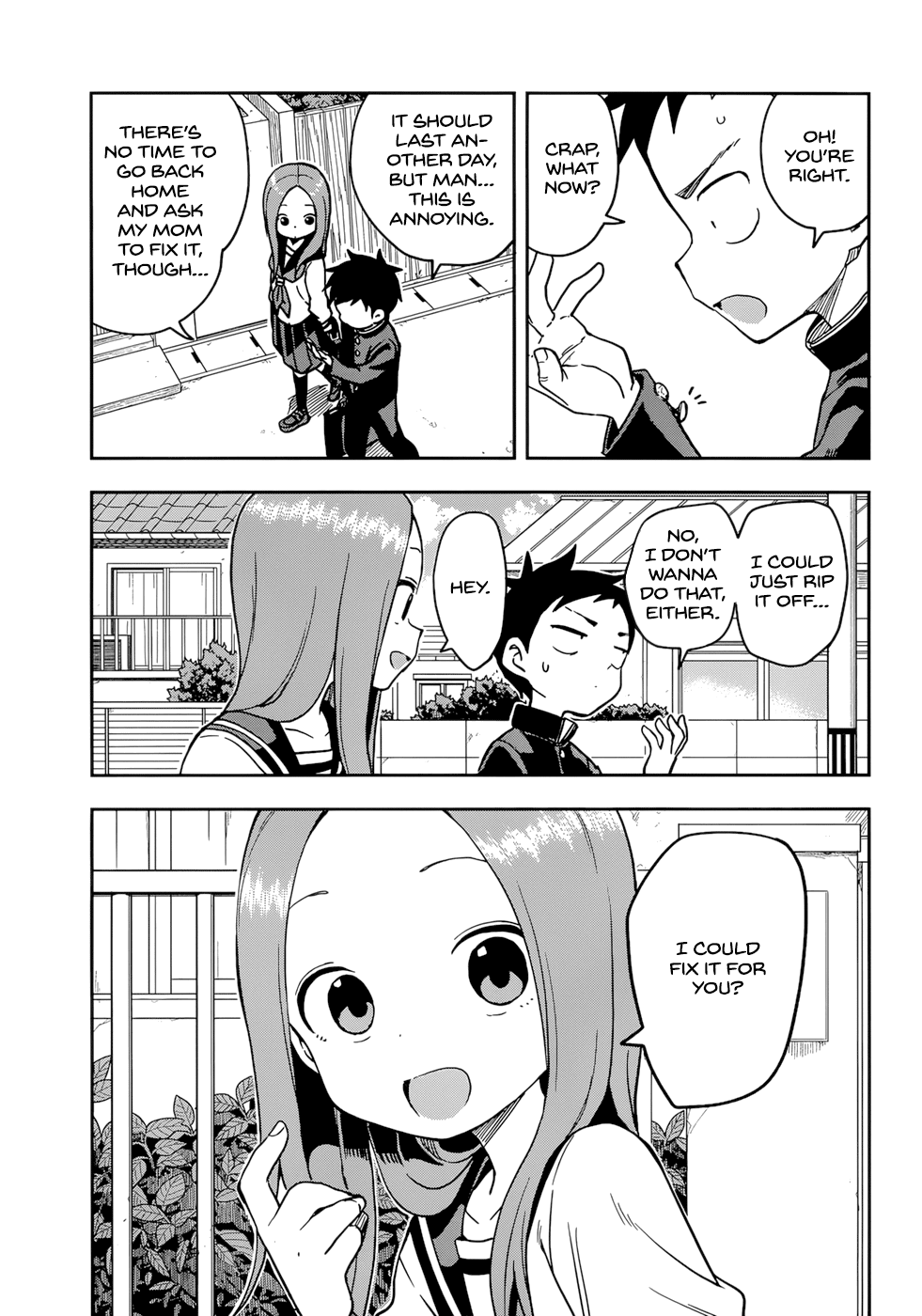 Karakai Jouzu no Takagi-san Chapter 152 page 3 - Chapter 152: Button