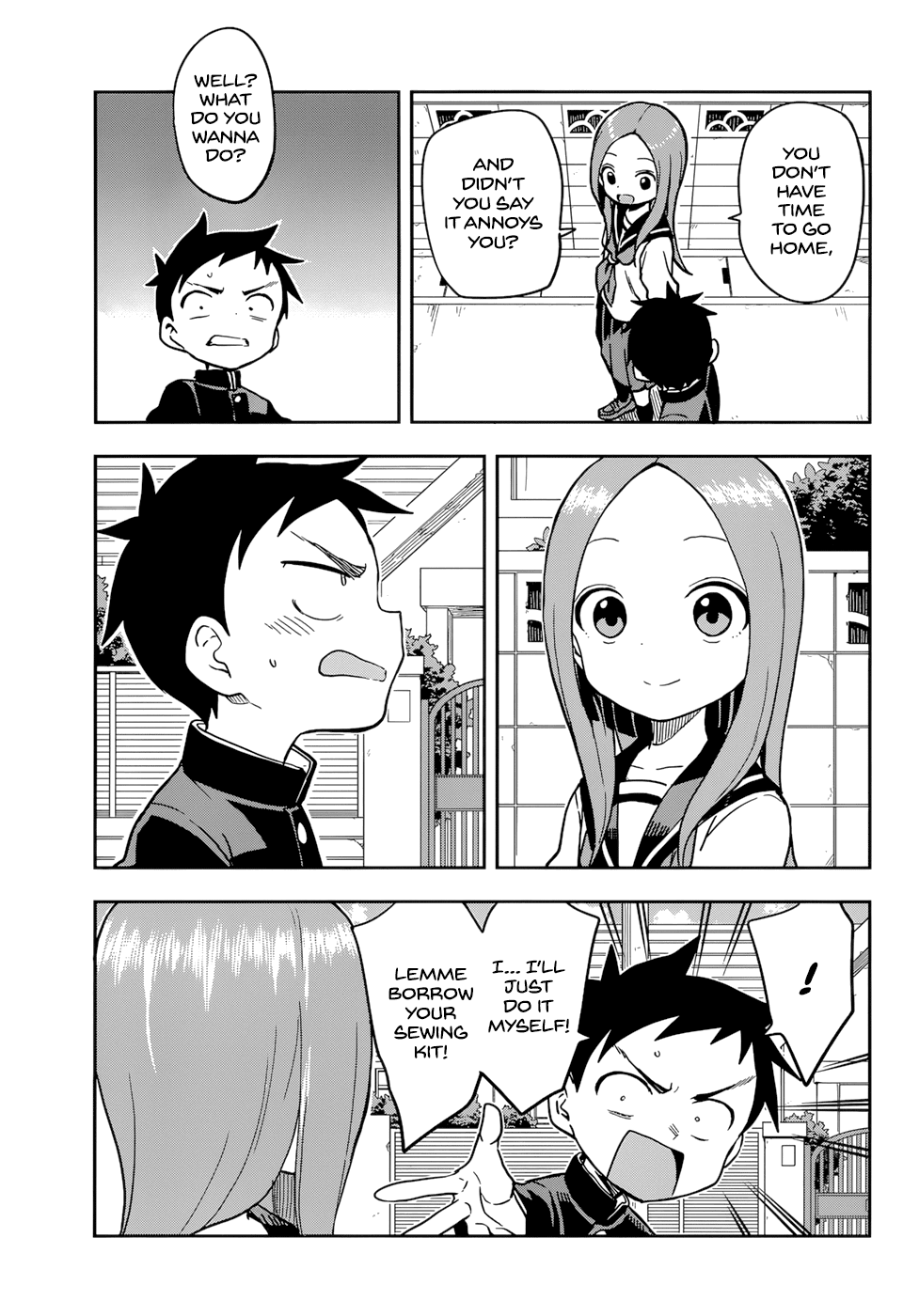 Karakai Jouzu no Takagi-san Chapter 152 page 5 - Chapter 152: Button