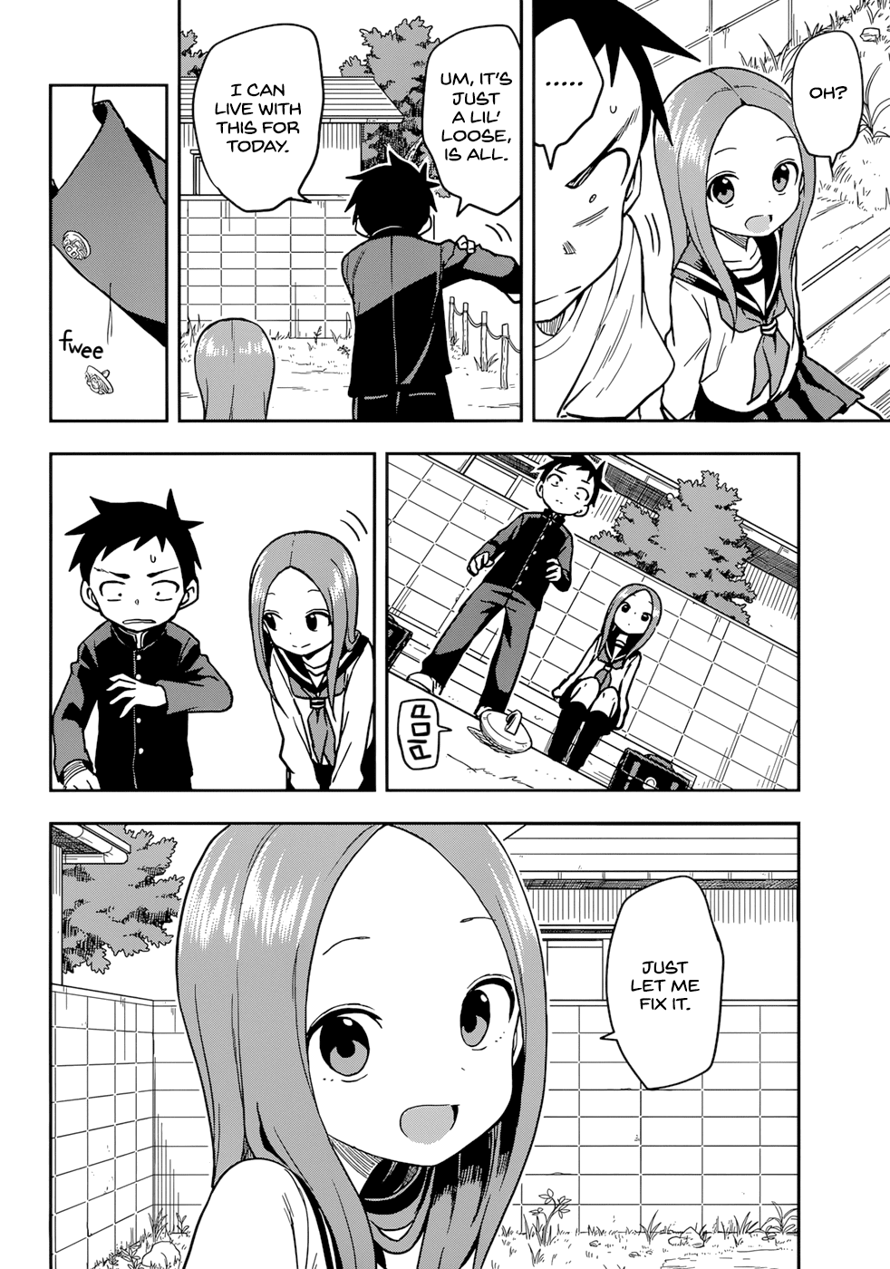 Karakai Jouzu no Takagi-san Chapter 152 page 8 - Chapter 152: Button