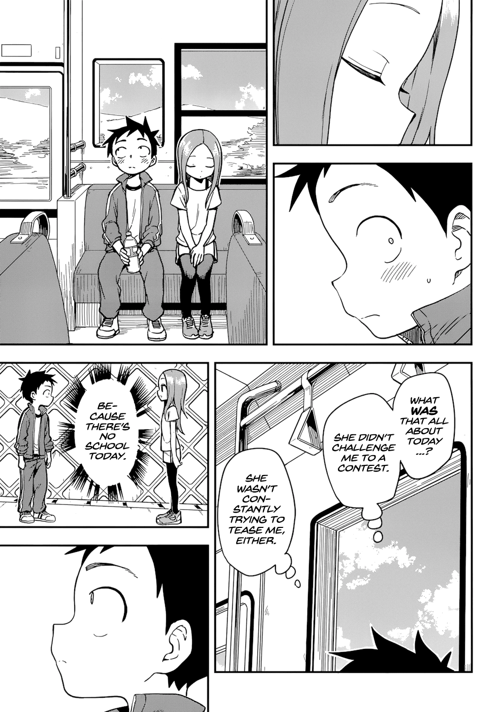 Karakai Jouzu no Takagi-san Chapter 154 page 11 - Chapter 154: Bus