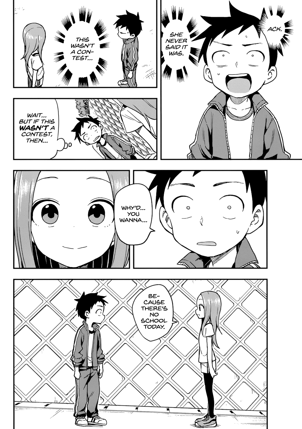 Karakai Jouzu no Takagi-san Chapter 154 page 6 - Chapter 154: Bus