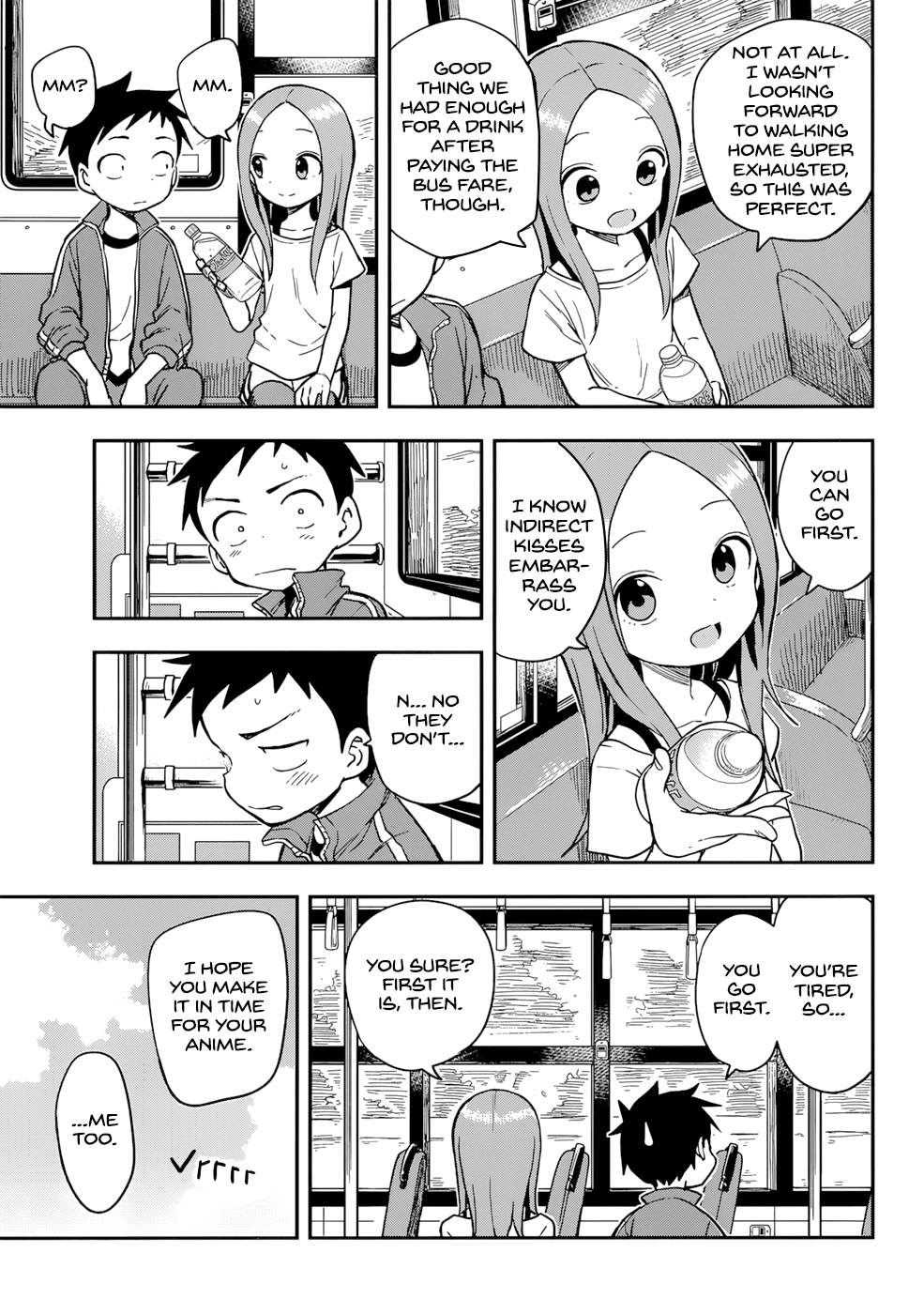 Karakai Jouzu no Takagi-san Chapter 154 page 9 - Chapter 154: Bus