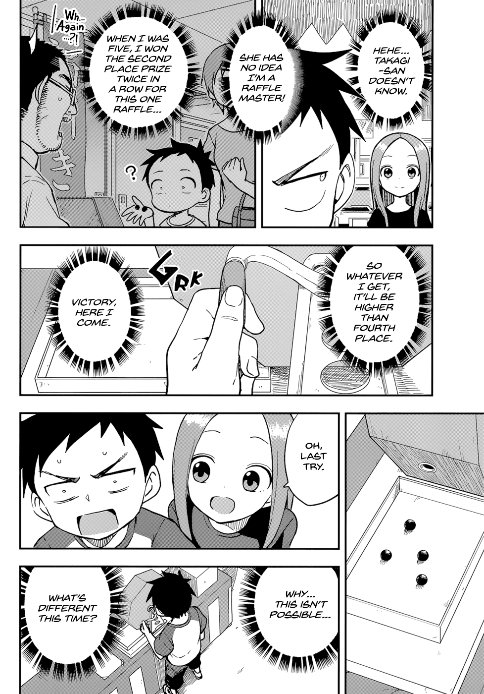 Karakai Jouzu no Takagi-san Chapter 155 page 6 - Chapter 155: Raffle