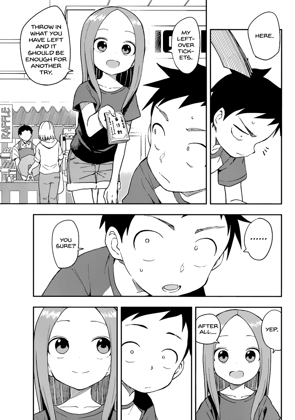 Karakai Jouzu no Takagi-san Chapter 155 page 9 - Chapter 155: Raffle
