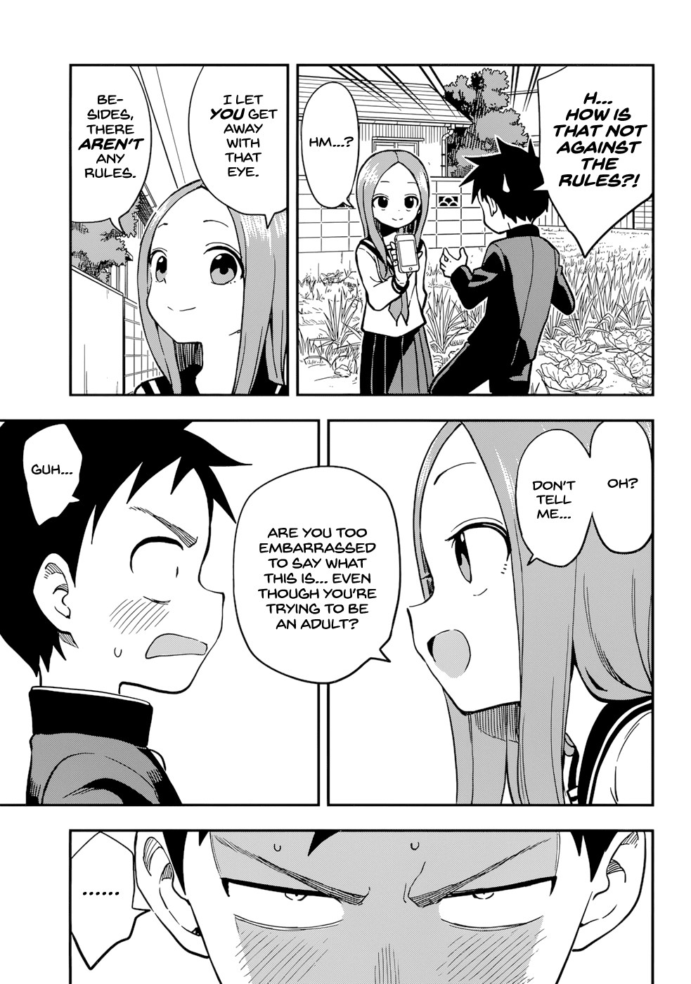 Karakai Jouzu no Takagi-san Chapter 157 page 13 - Chapter 157: Playing With Shadows