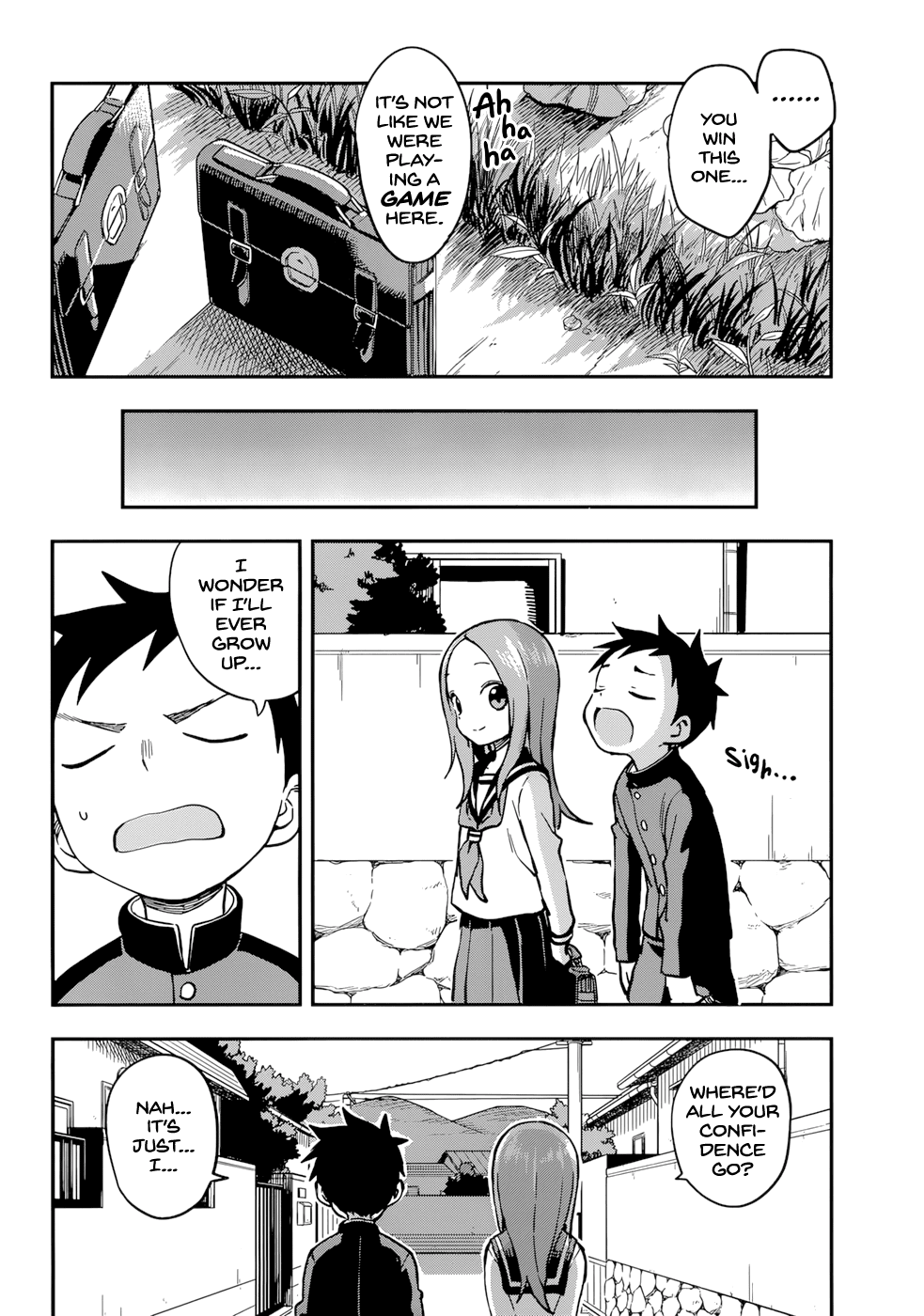 Karakai Jouzu no Takagi-san Chapter 157 page 14 - Chapter 157: Playing With Shadows