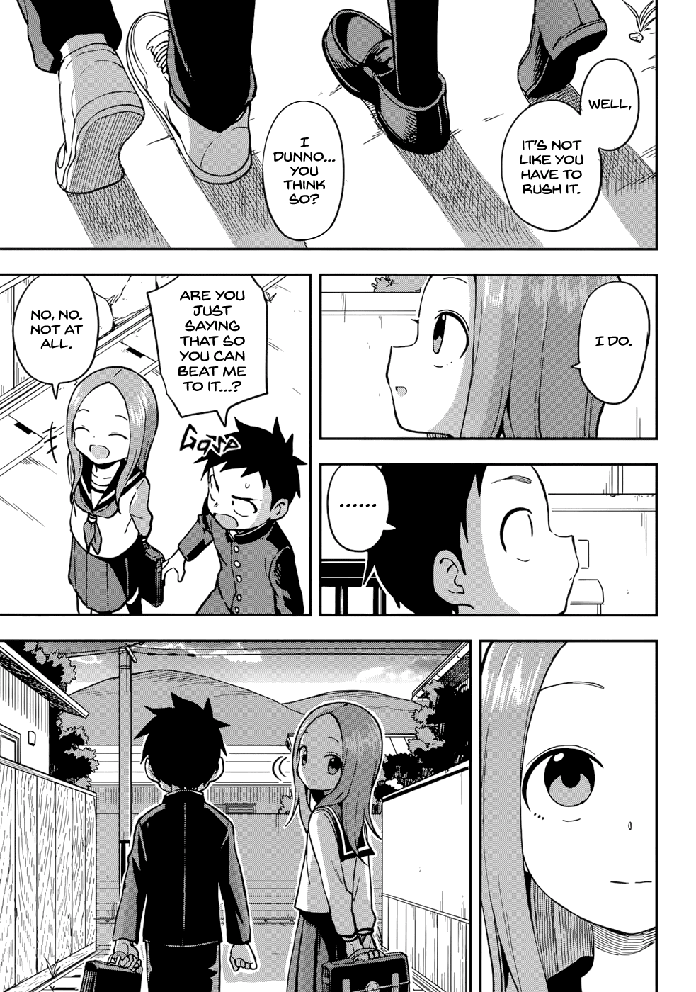 Karakai Jouzu no Takagi-san Chapter 157 page 15 - Chapter 157: Playing With Shadows