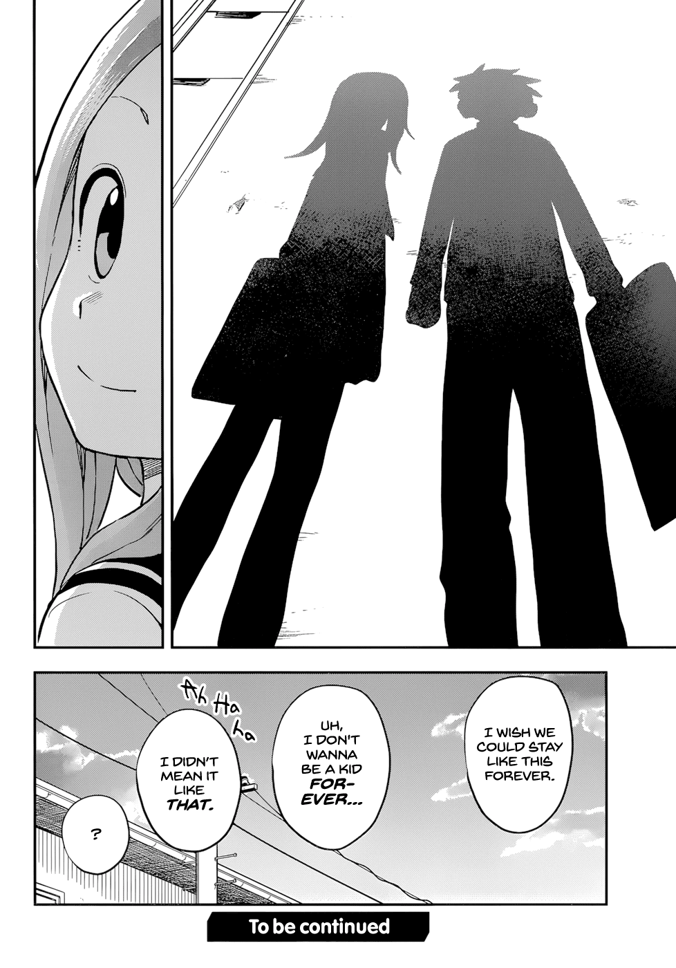 Karakai Jouzu no Takagi-san Chapter 157 page 16 - Chapter 157: Playing With Shadows