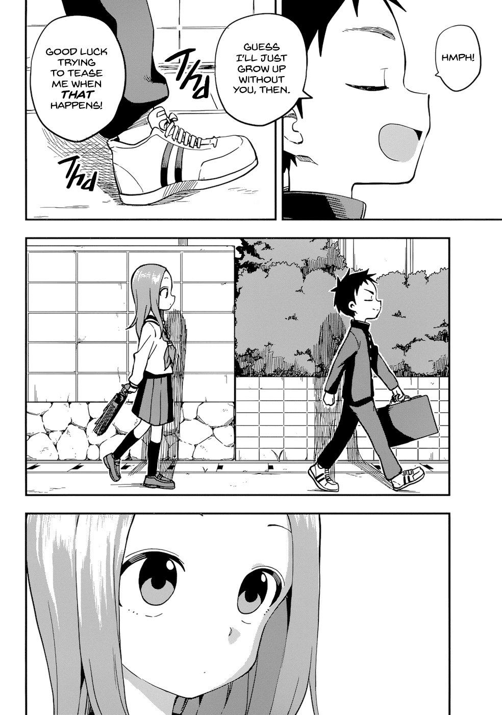 Karakai Jouzu no Takagi-san Chapter 157 page 4 - Chapter 157: Playing With Shadows