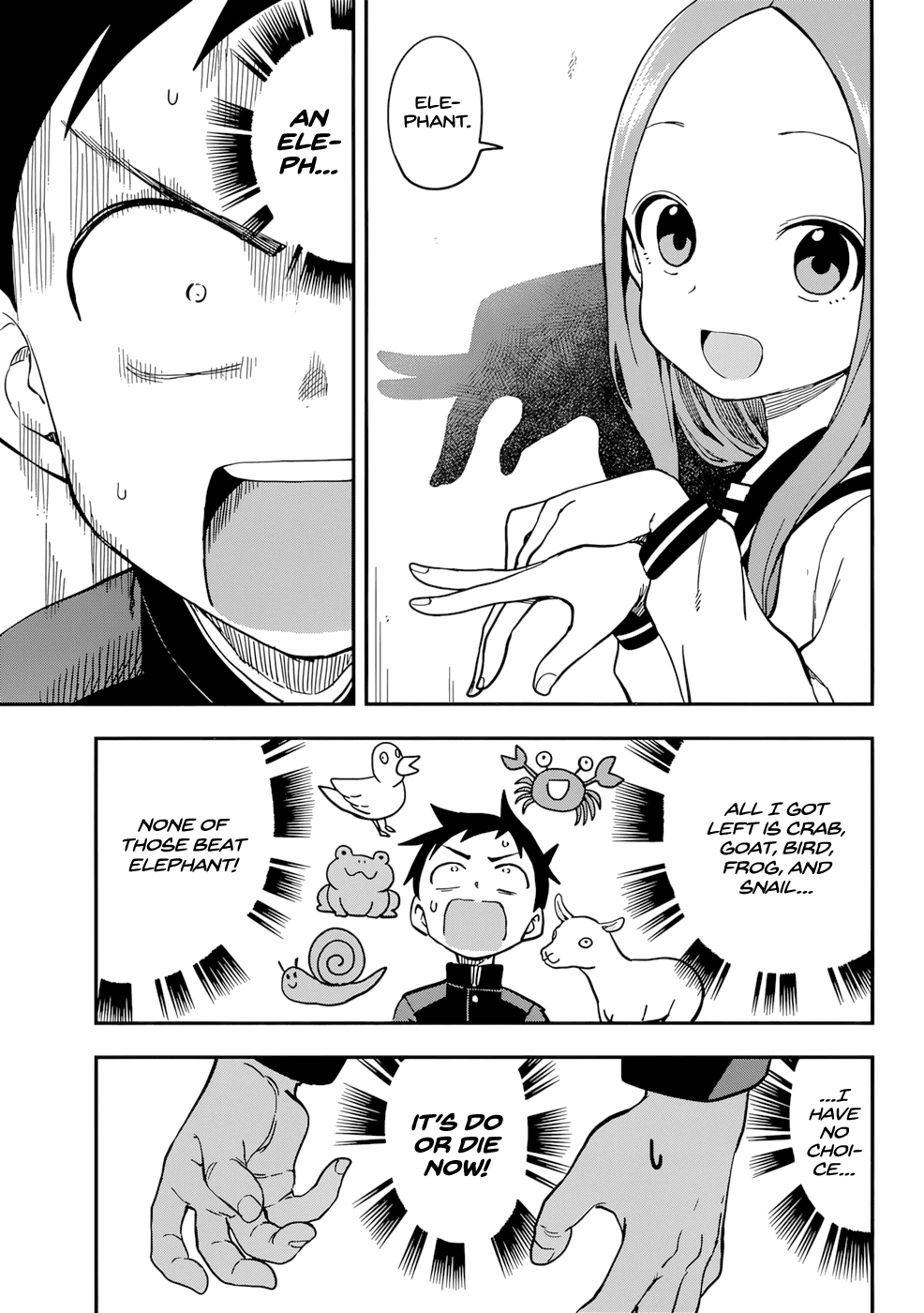 Karakai Jouzu no Takagi-san Chapter 157 page 9 - Chapter 157: Playing With Shadows