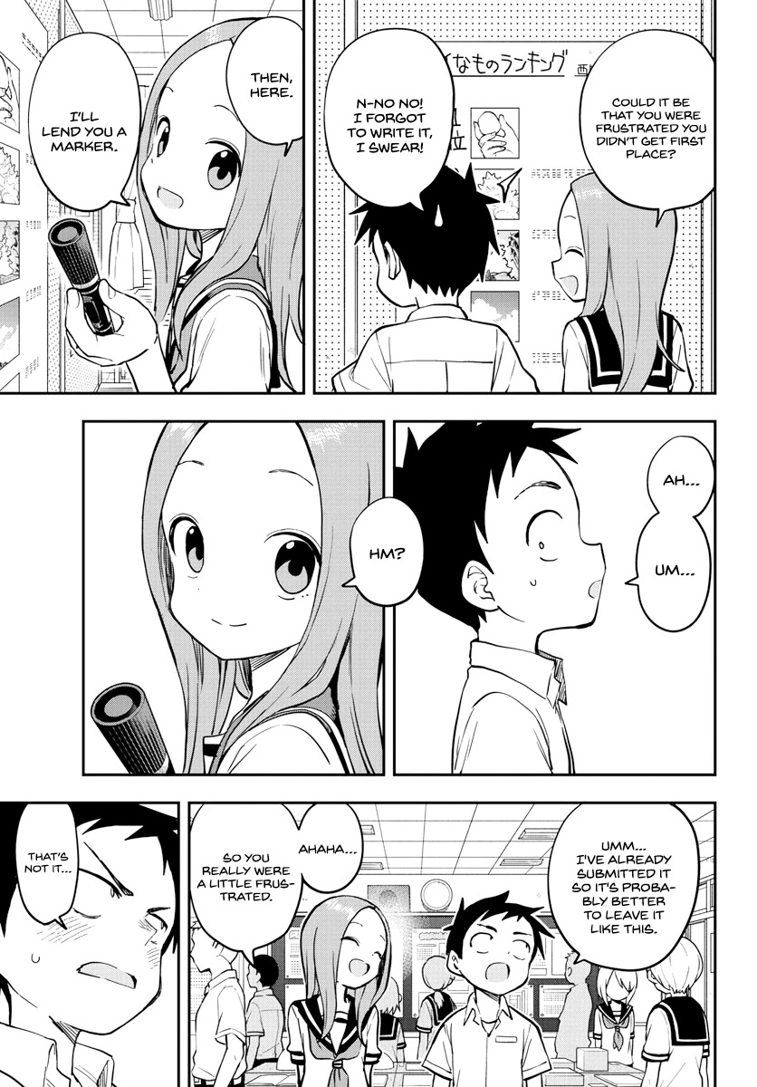 Karakai Jouzu no Takagi-san Chapter 158 page 17 - Chapter 158: Beautiful Things