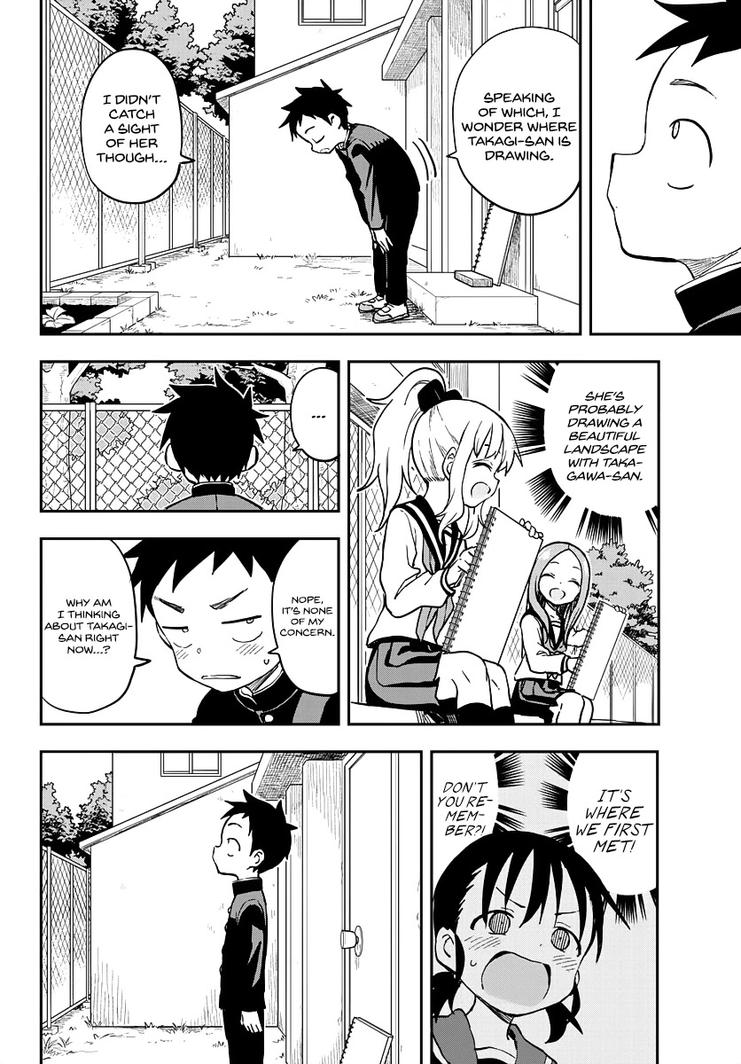 Karakai Jouzu no Takagi-san Chapter 159 page 12 - Chapter 159: Sketch