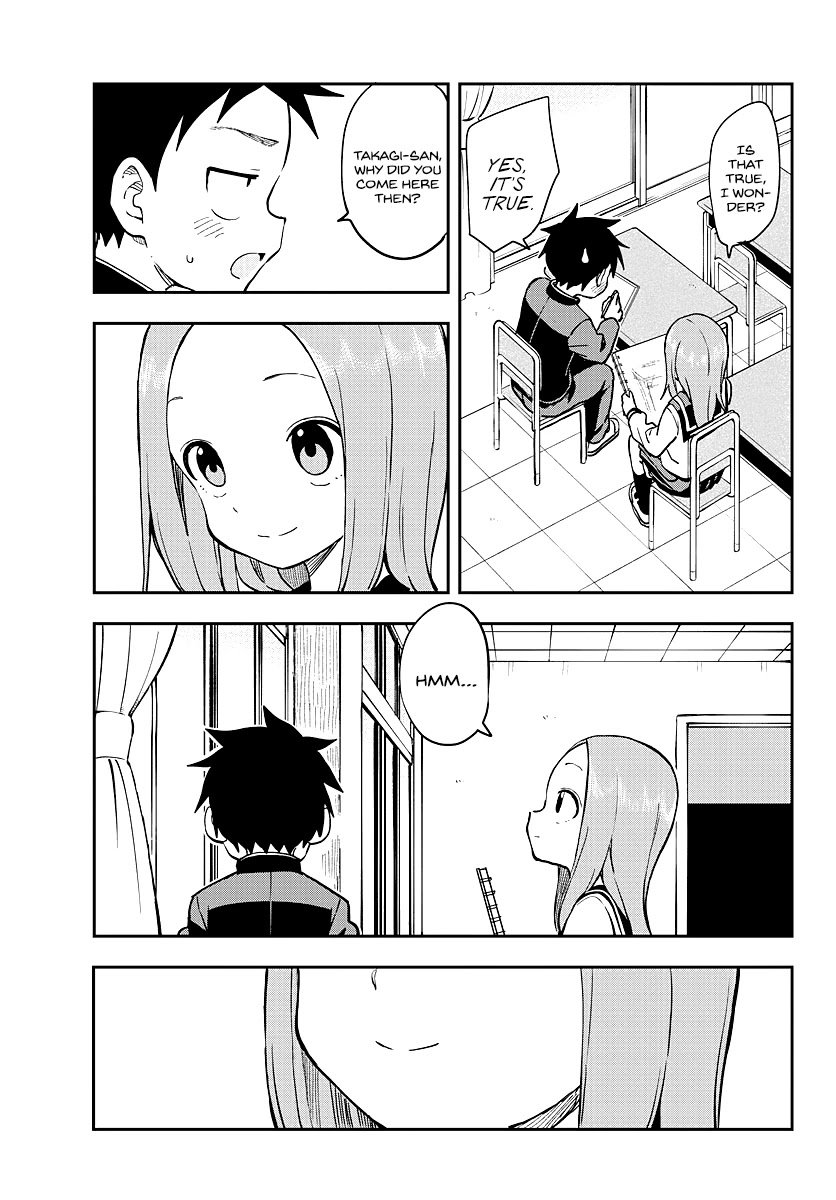 Karakai Jouzu no Takagi-san Chapter 159 page 17 - Chapter 159: Sketch