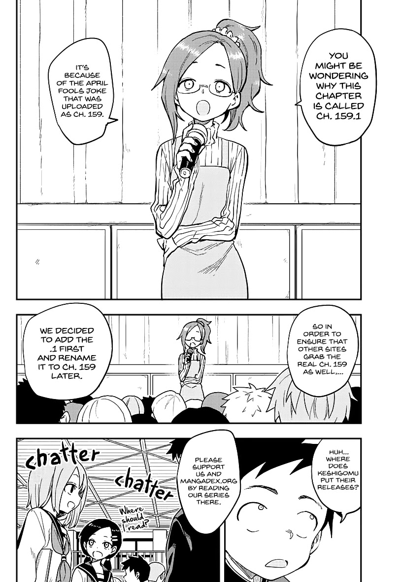 Karakai Jouzu no Takagi-san Chapter 159 page 21 - Chapter 159: Sketch