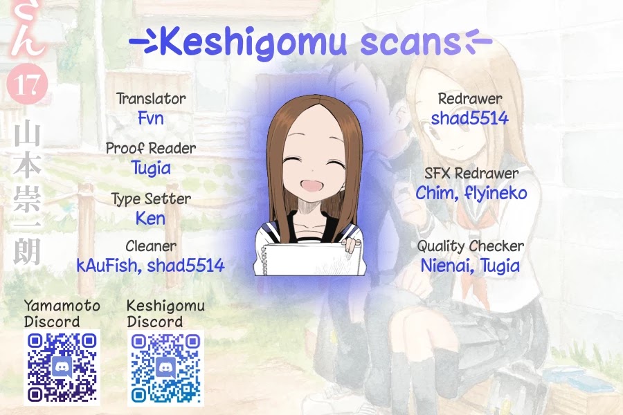 Karakai Jouzu no Takagi-san Chapter 159 page 22 - Chapter 159: Sketch