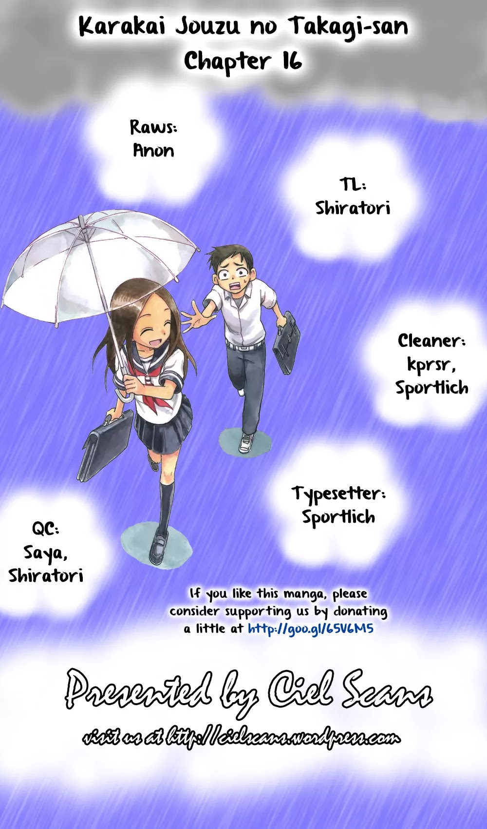 Karakai Jouzu no Takagi-san Chapter 16 page 1 - Chapter 16: Arm Wrestling