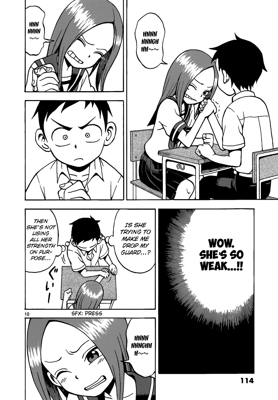 Karakai Jouzu no Takagi-san Chapter 16 page 11 - Chapter 16: Arm Wrestling