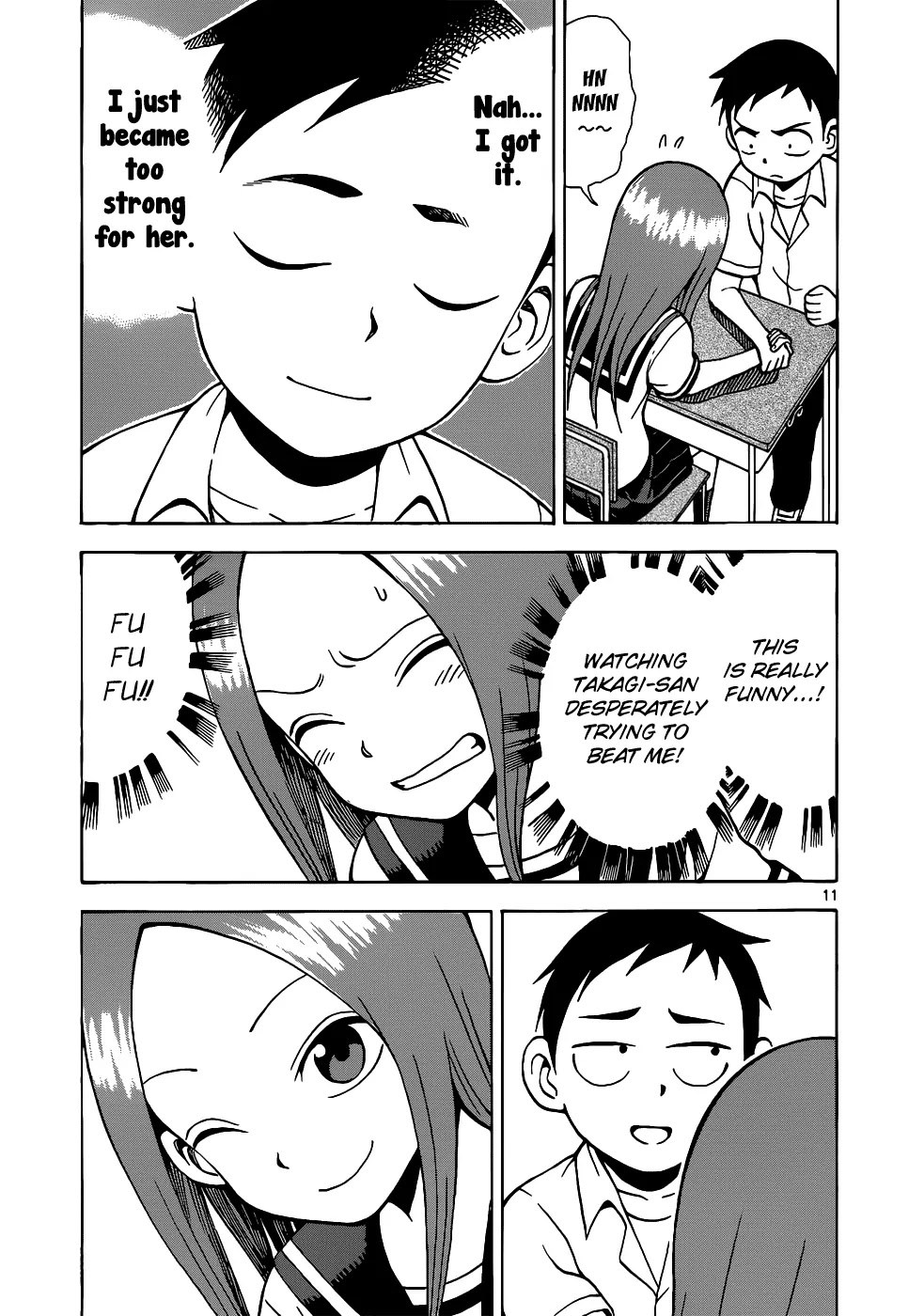 Karakai Jouzu no Takagi-san Chapter 16 page 12 - Chapter 16: Arm Wrestling