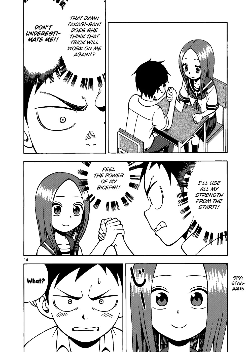 Karakai Jouzu no Takagi-san Chapter 16 page 15 - Chapter 16: Arm Wrestling