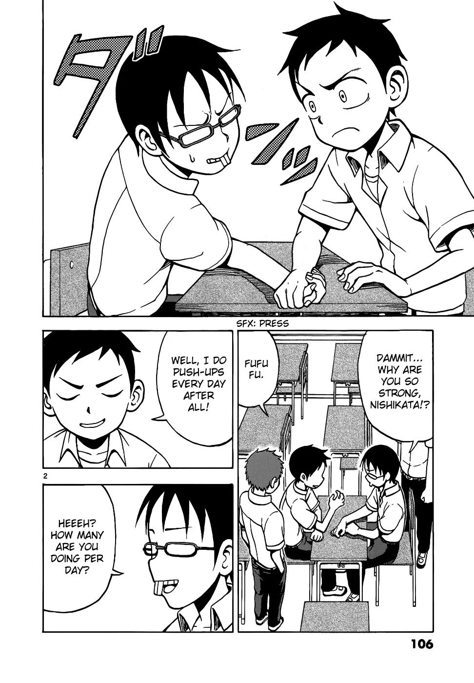 Karakai Jouzu no Takagi-san Chapter 16 page 3 - Chapter 16: Arm Wrestling