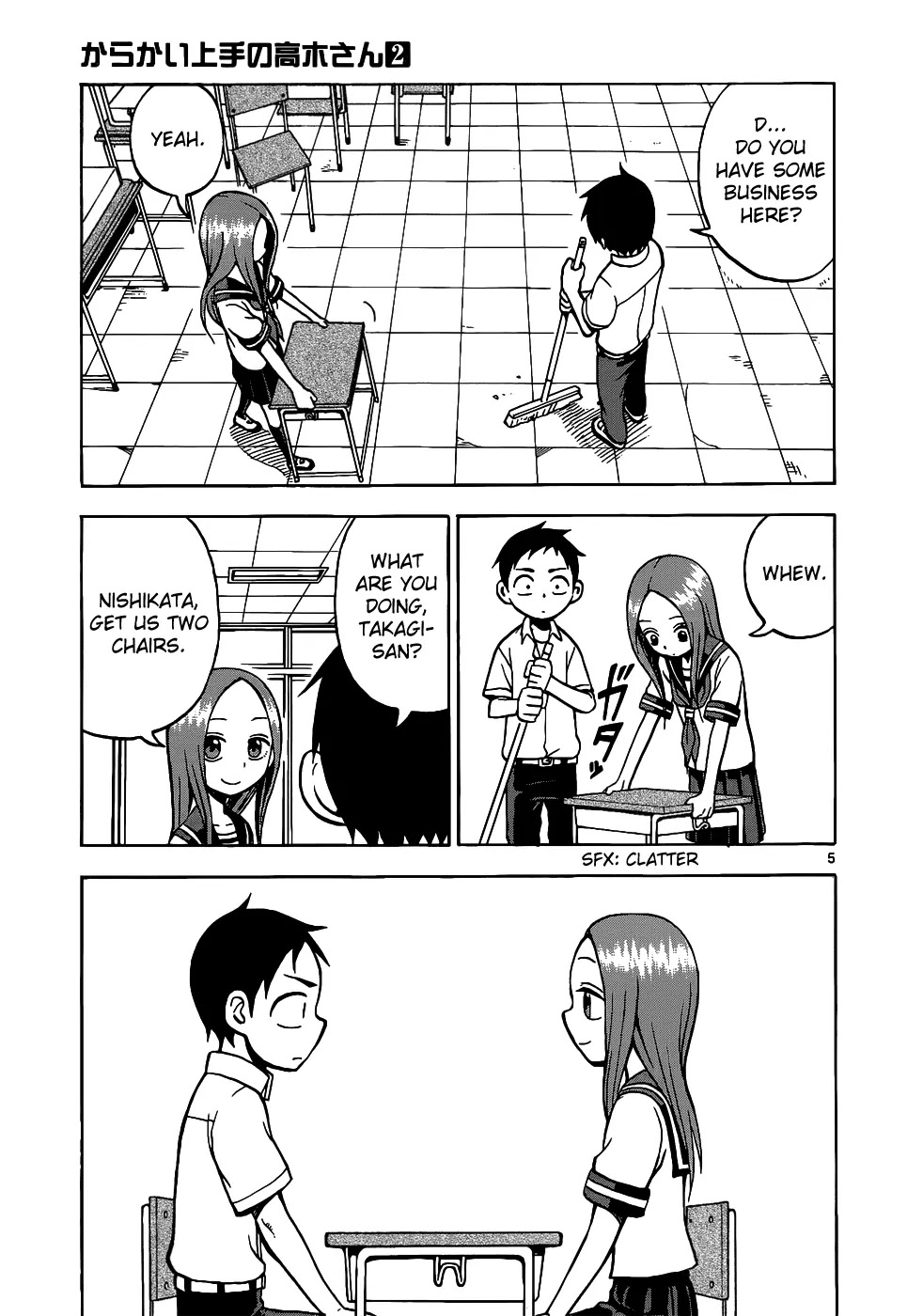 Karakai Jouzu no Takagi-san Chapter 16 page 6 - Chapter 16: Arm Wrestling