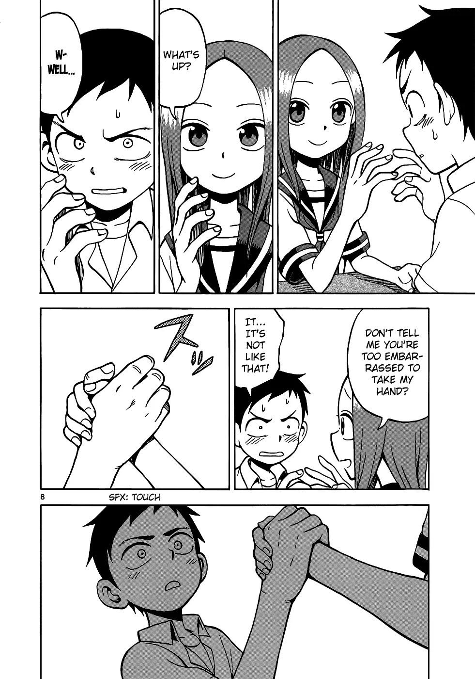 Karakai Jouzu no Takagi-san Chapter 16 page 9 - Chapter 16: Arm Wrestling