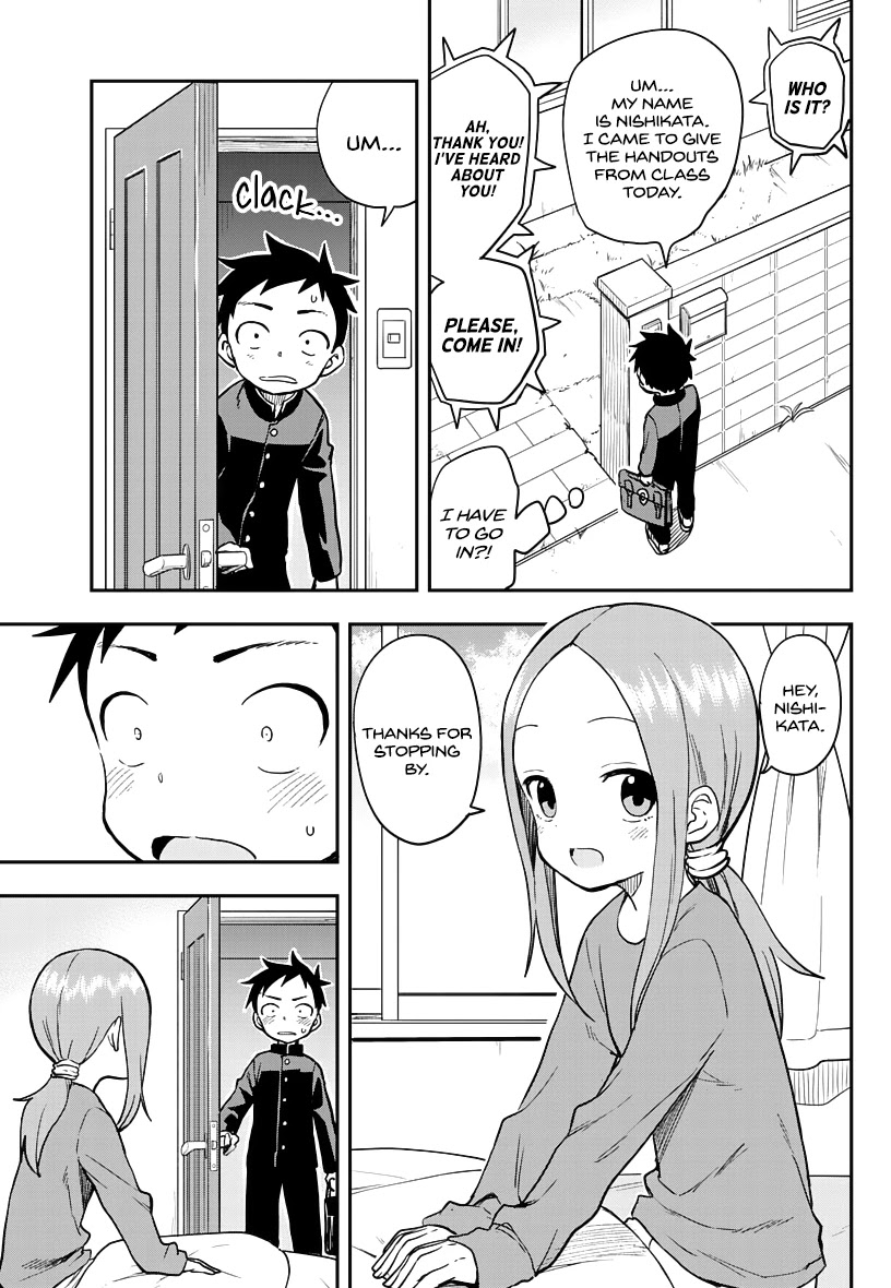 Karakai Jouzu no Takagi-san Chapter 160 page 3 - Chapter 160: House Visit