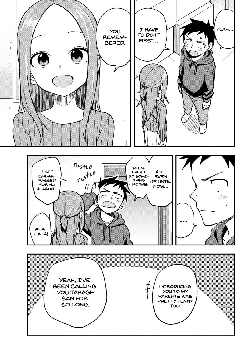 Karakai Jouzu no Takagi-san Chapter 161 page 16 - Chapter 161: Name