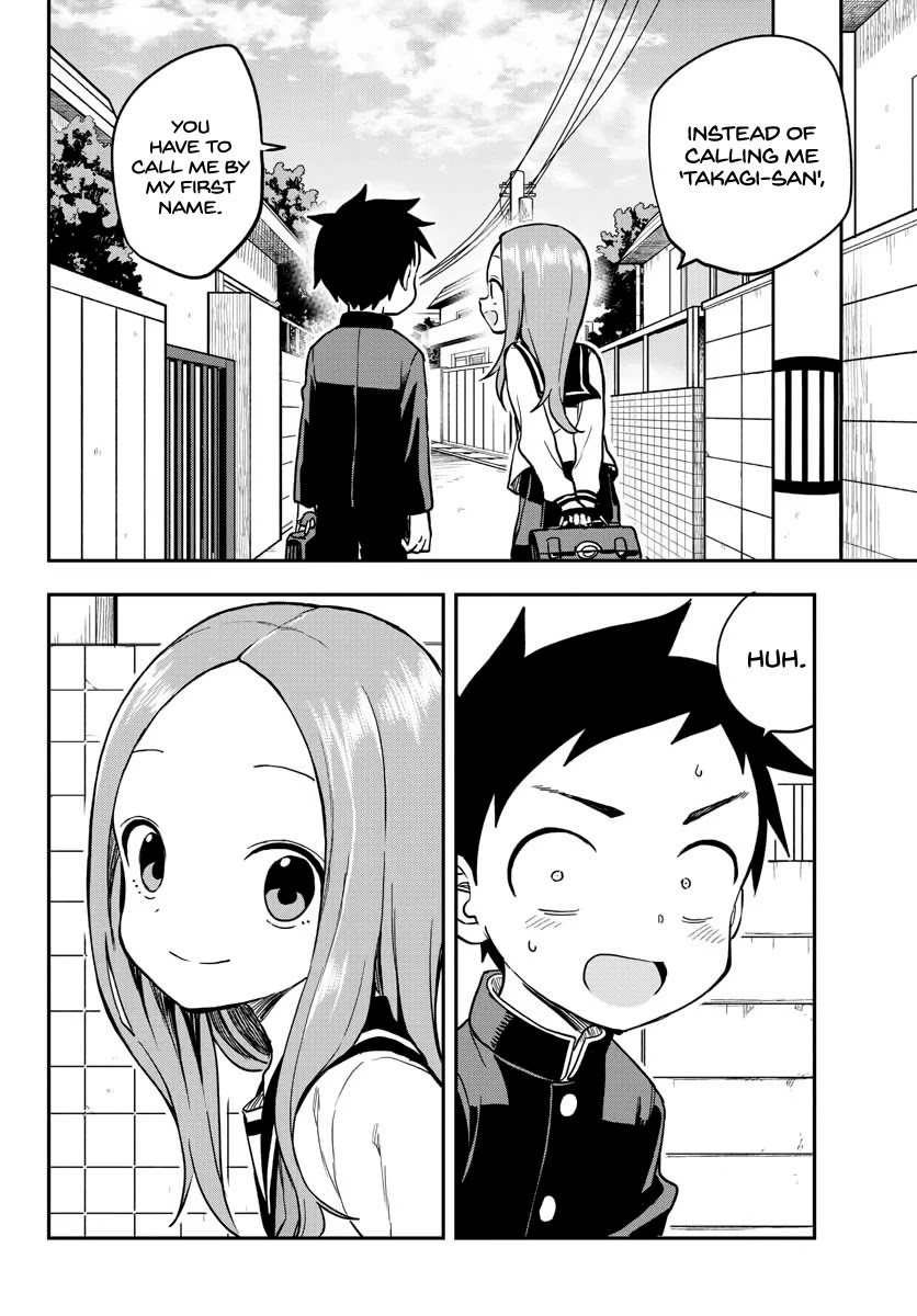 Karakai Jouzu no Takagi-san Chapter 161 page 9 - Chapter 161: Name