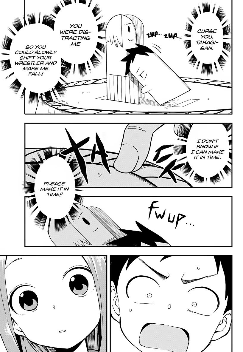 Karakai Jouzu no Takagi-san Chapter 162 page 12 - Chapter 162: Paper Sumo