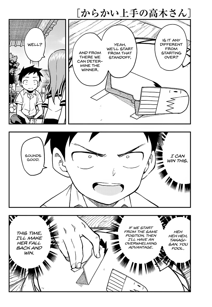 Karakai Jouzu no Takagi-san Chapter 162 page 15 - Chapter 162: Paper Sumo