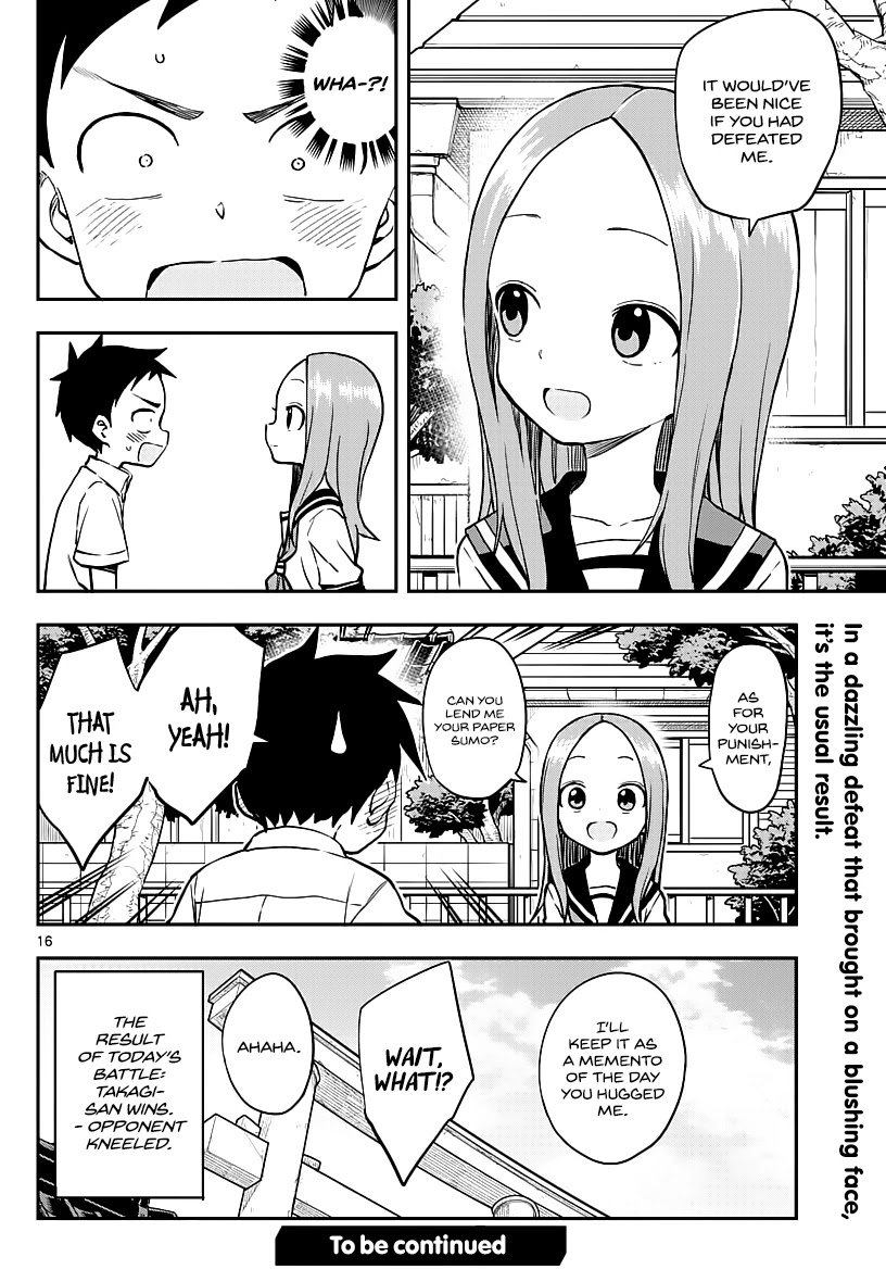 Karakai Jouzu no Takagi-san Chapter 162 page 19 - Chapter 162: Paper Sumo