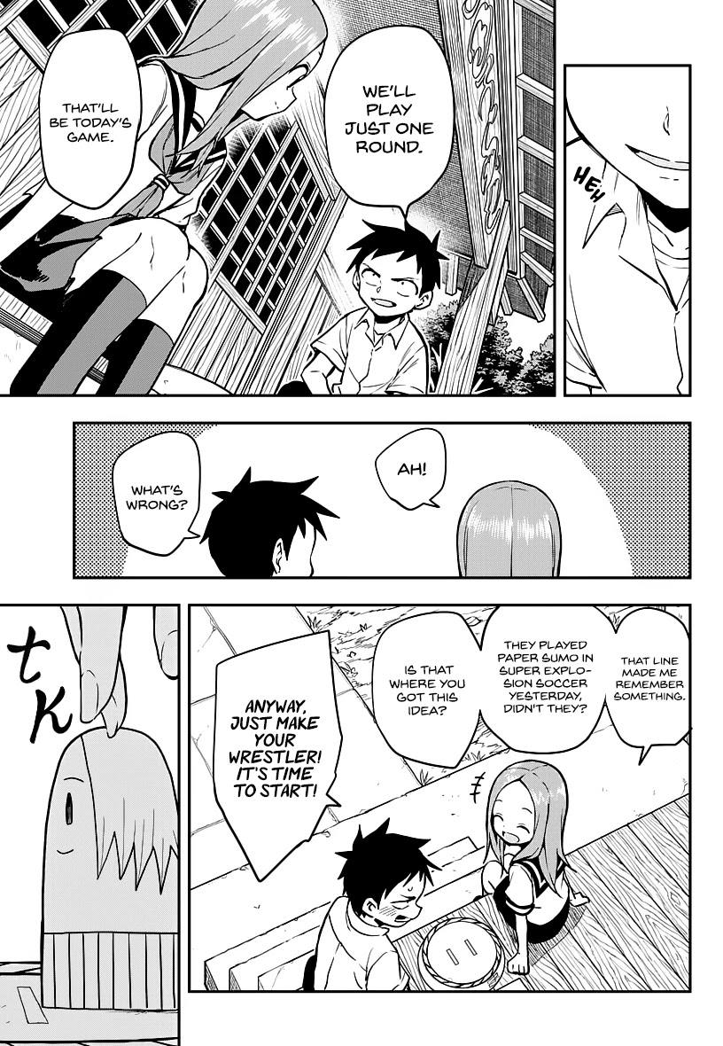 Karakai Jouzu no Takagi-san Chapter 162 page 8 - Chapter 162: Paper Sumo