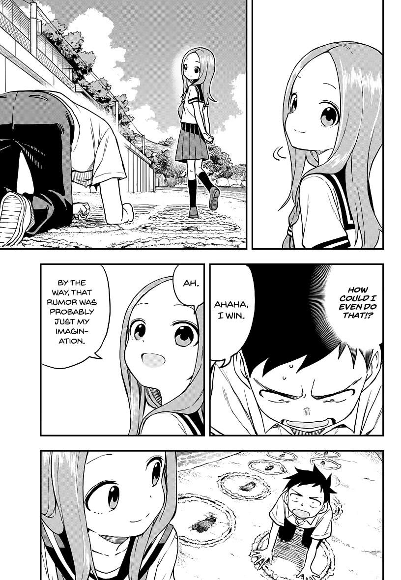 Karakai Jouzu no Takagi-san Chapter 164 page 13 - Chapter 164: Hopping