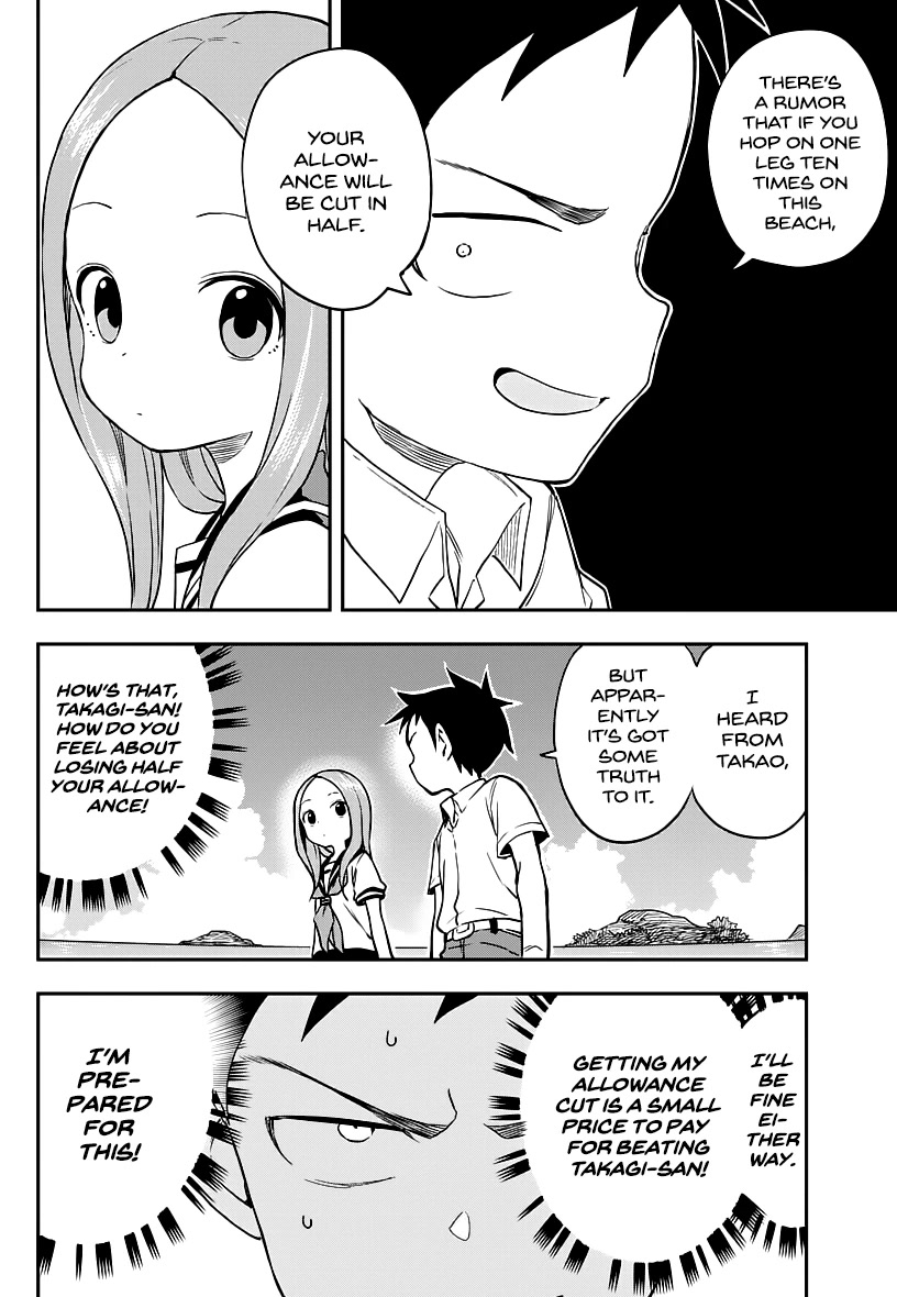 Karakai Jouzu no Takagi-san Chapter 164 page 8 - Chapter 164: Hopping
