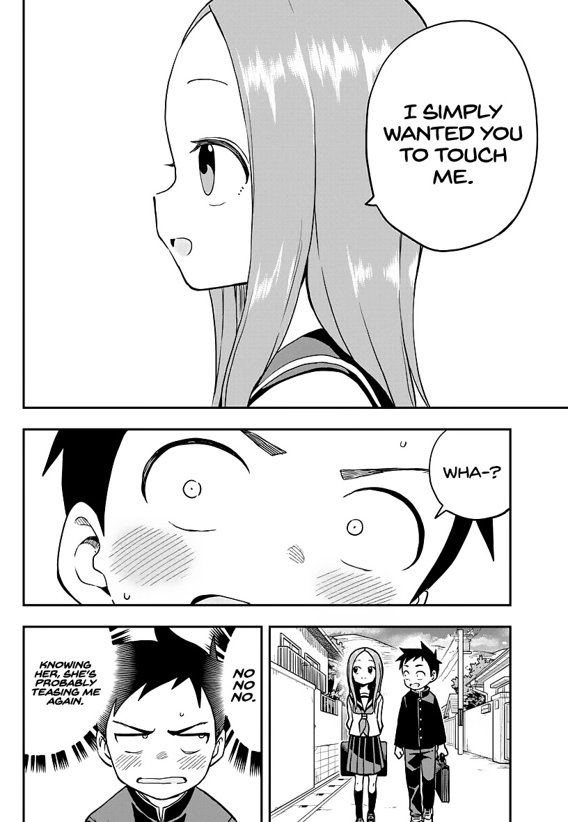 Karakai Jouzu no Takagi-san Chapter 165 page 10 - Chapter 165: Touch