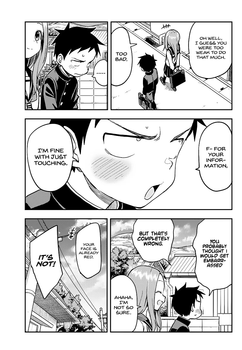 Karakai Jouzu no Takagi-san Chapter 165 page 11 - Chapter 165: Touch