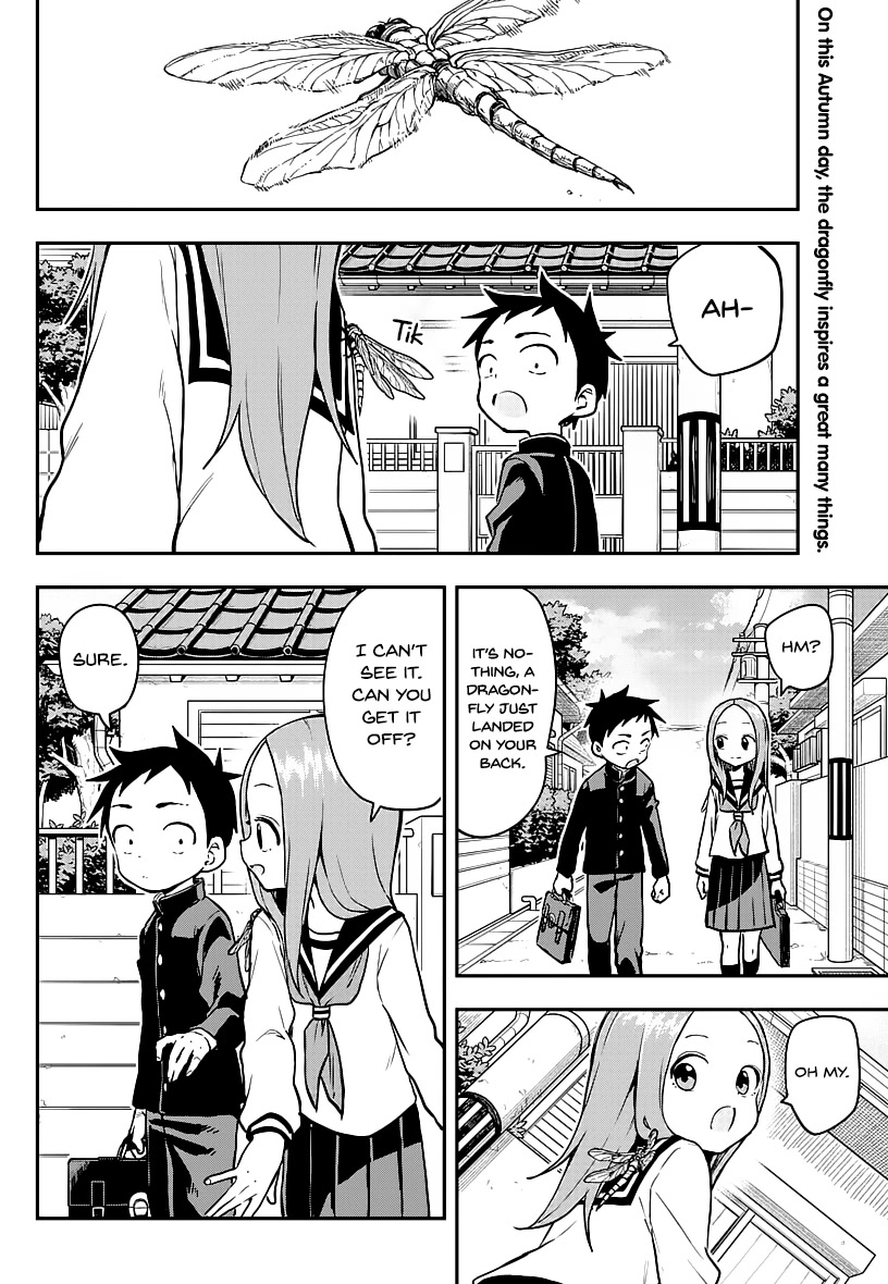 Karakai Jouzu no Takagi-san Chapter 165 page 2 - Chapter 165: Touch