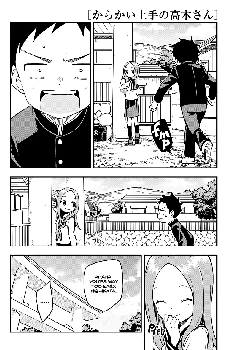 Karakai Jouzu no Takagi-san Chapter 165 page 8 - Chapter 165: Touch