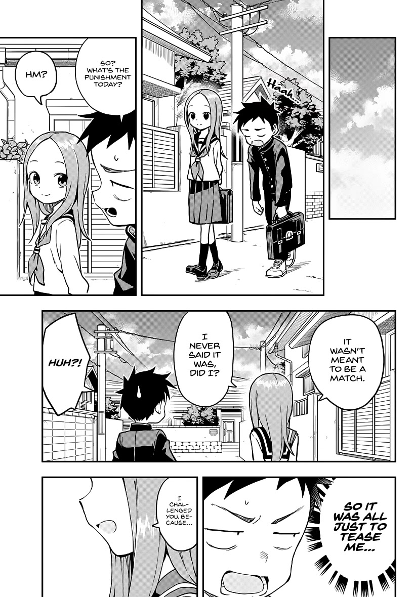 Karakai Jouzu no Takagi-san Chapter 165 page 9 - Chapter 165: Touch
